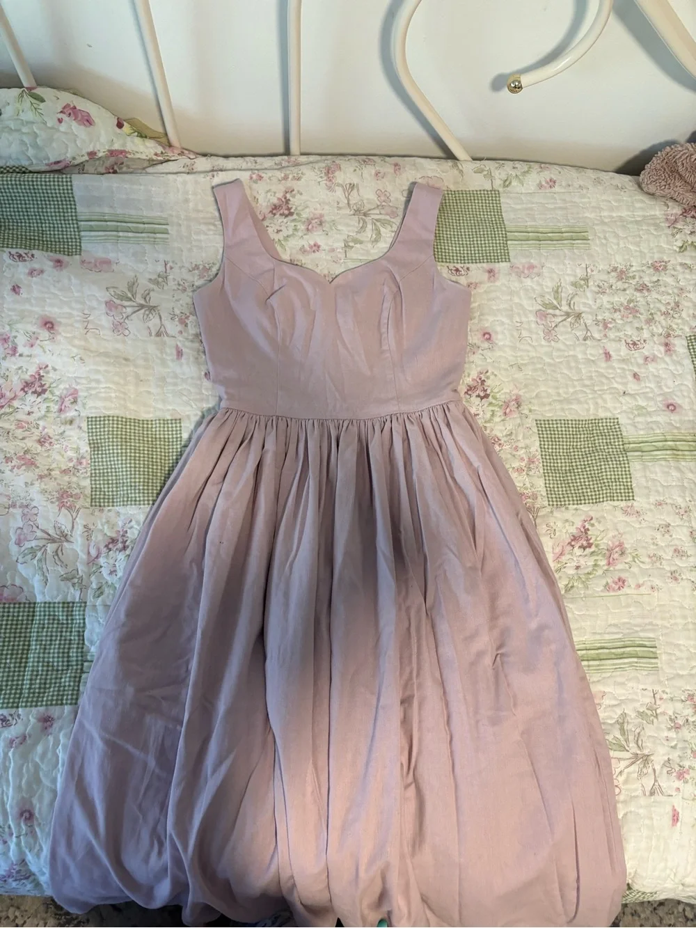 Hearts and Found Elizabeth dress in Lilac linen - Picture 3 of 12